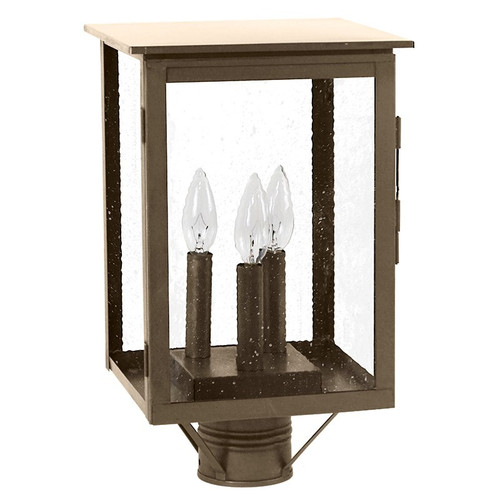 Northeast Lantern - 8983-DAB-LT3-SMG - Three Light Post Mount - Ashford - Dark Antique Brass