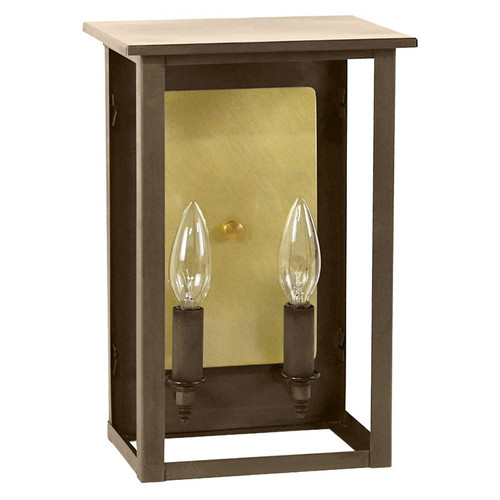 Northeast Lantern - 8991R-DAB-LT2-CLR-BR85 - Two Light Wall Lantern - Ashford - Dark Antique Brass