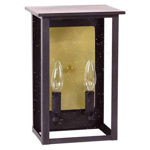 Northeast Lantern - 8991R-DB-LT2-CSG-BR85 - Two Light Wall Lantern - Ashford - Dark Brass
