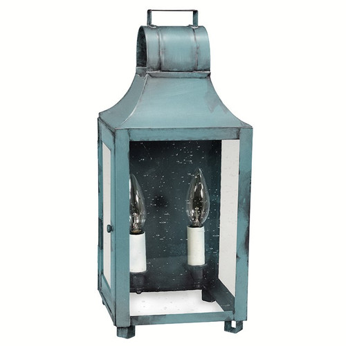 Northeast Lantern - 9031-VG-LT2-CSG - Two Light Wall Mount - Livery - Verdi Gris