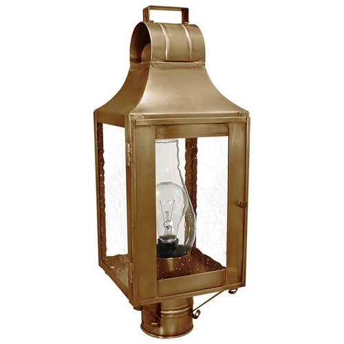 Northeast Lantern - 9033-AB-CIM-SMG - One Light Post Mount - Livery - Antique Brass