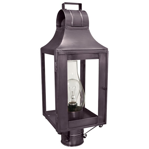 Northeast Lantern - 9033-DB-CIM-CLR - One Light Post Mount - Livery - Dark Brass