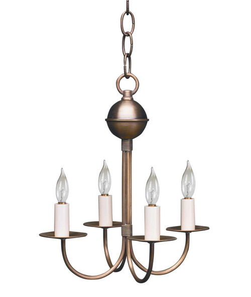 Northeast Lantern - 904-DAB-LT4 - Four Light Hanging Lantern - Chandelier - Dark Antique Brass