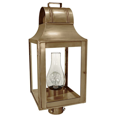 Northeast Lantern - 9053-AB-CIM-CLR - One Light Post Mount - Livery - Antique Brass