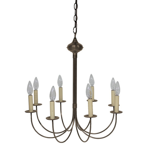 Northeast Lantern - 908-DAB-LT8 - Eight Light Chandelier - Chandelier - Dark Antique Brass