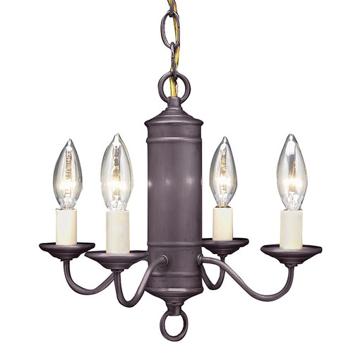 Northeast Lantern - 911S-DB-LT4 - Four Light Hanging Lantern - Chandelier - Dark Brass