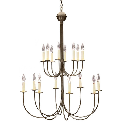 Northeast Lantern - 916-DAB-LT16 - 16 Light Hanging Lantern - Chandelier - Dark Antique Brass