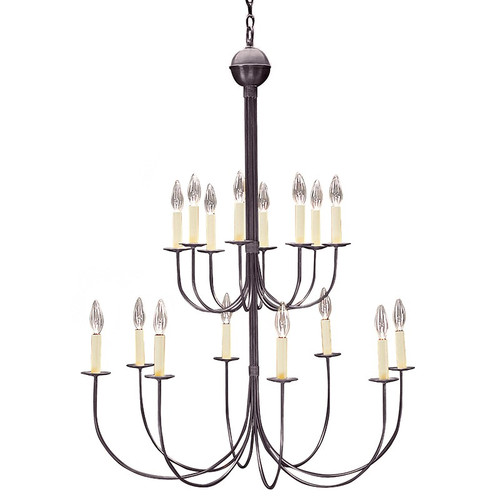 Northeast Lantern - 916-DB-LT16 - 16 Light Hanging Lantern - Chandelier - Dark Brass