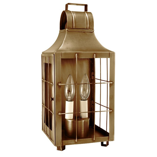 Northeast Lantern - 9231-AB-LT2-CLR - Two Light Wall Mount - Livery - Antique Brass