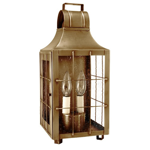 Northeast Lantern - 9231-AB-LT2-SMG - Two Light Wall Mount - Livery - Antique Brass