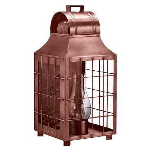 Northeast Lantern - 9251-AC-CIM-CSG - One Light Wall Mount - Livery - Antique Copper