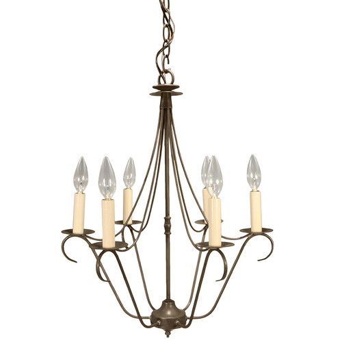 Northeast Lantern - 929-DAB-LT6 - Six Light Hanging Lantern - Chandelier - Dark Antique Brass