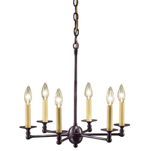 Northeast Lantern - 935-DB-LT6 - Six Light Hanging Lantern - Chandelier - Dark Brass