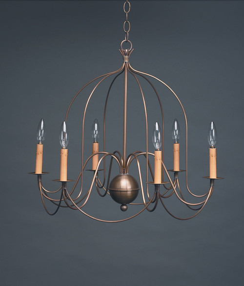 Northeast Lantern - 940-DAB-LT6 - Six Light Hanging Lantern - Chandelier - Dark Antique Brass