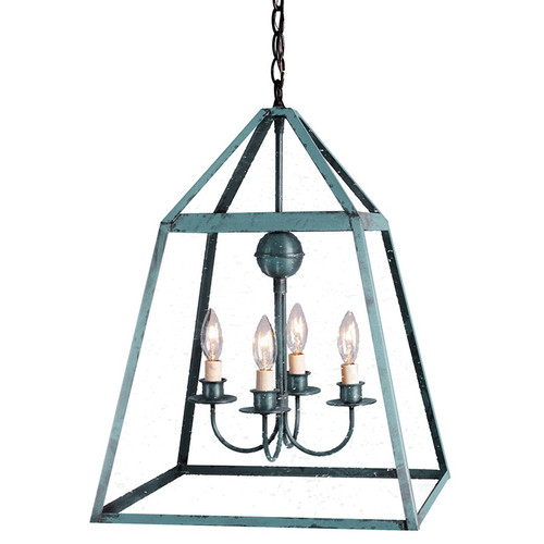 Northeast Lantern - 9732-VG-LT904-CSG - Four Light Hanging Lantern - Foyer - Verdi Gris
