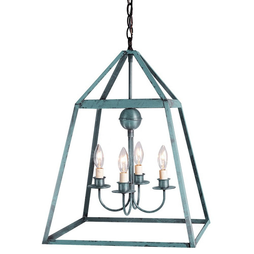 Northeast Lantern - 9732-VG-LT904-NG - Four Light Hanging Lantern - Foyer - Verdi Gris