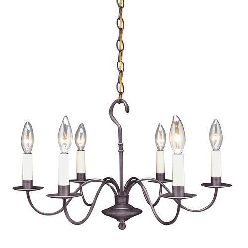 Northeast Lantern - 982-DB-LT6 - Six Light Hanging Lantern - Chandelier - Dark Brass