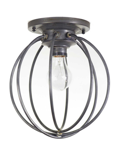 Northeast Lantern - CH901-DB-MED - One Light Flush Mount - Orb - Dark Brass
