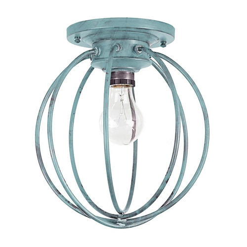 Northeast Lantern - CH901-VG-MED - One Light Flush Mount - Orb - Verdi Gris