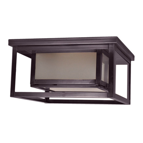 Northeast Lantern - SC1212-DB-MED2-FST-CLR - Two Light Flush Mount - Flush - Dark Brass
