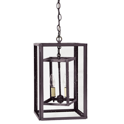 Northeast Lantern - SS1016-DB-LT2-SMG - Two Light Hanging Lantern - Foyer - Dark Brass