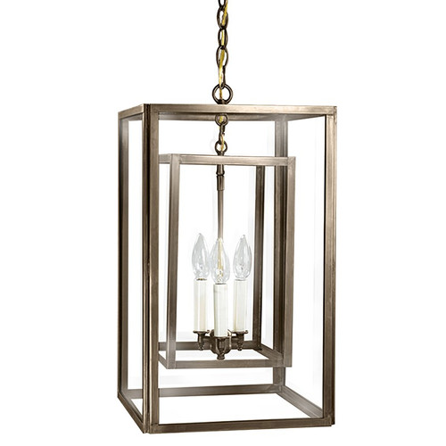 Northeast Lantern - SS1220-DAB-LT3-CLR - Two Light Hanging Lantern - Foyer - Dark Antique Brass