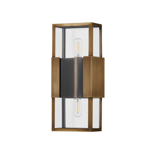 Troy Lighting - B2913-PBR - Two Light Outdoor Wall Sconce - Santa Clara - Patina Brass
