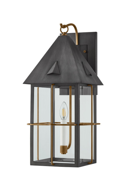 Troy Lighting - B6623-PBR/GRA - One Light Wall Sconce - Toby - Patina Brass