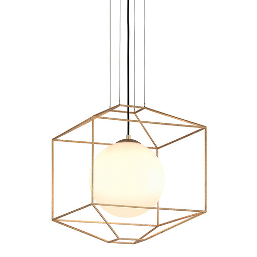 Troy Lighting - F5214-GL - One Light Chandelier - Silhouette - Gold Leaf