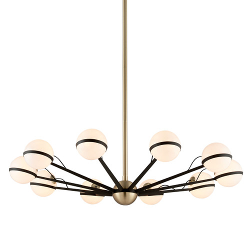 Troy Lighting - F5306-TBZ/BBA - Ten Light Chandelier - Ace - Textured Bronze