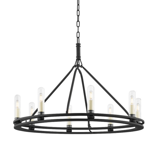 Troy Lighting - F6233-TBK - Eight Light Outdoor Chandelier - Sutton - Texture Black