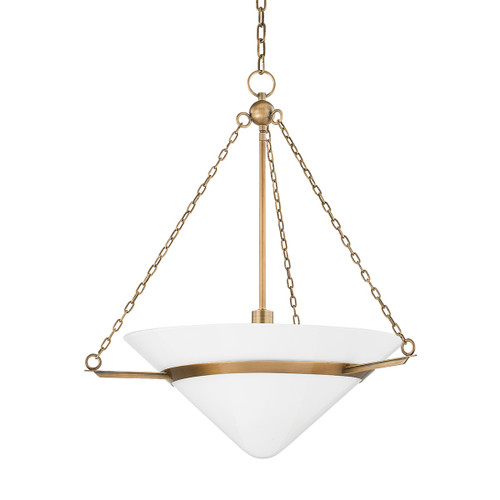 Troy Lighting - F8327-PBR - One Light Pendant - Amador - Patina Brass