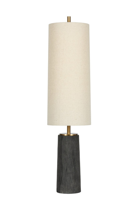 Troy Lighting - PFL1156-PBR/CDG - Three Light Floor Lamp - Thane - Patina Brass