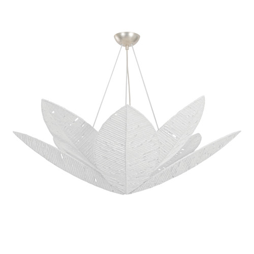 Corbett Lighting - 561-40-WSL - Eight Light Chandelier - Azores - Warm Silver Leaf