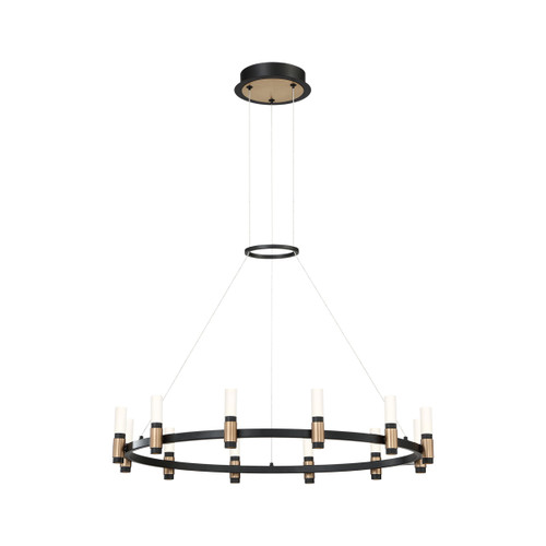 Eurofase - 37043-018 - LED Chandelier - Albany - Brass-Black Mix