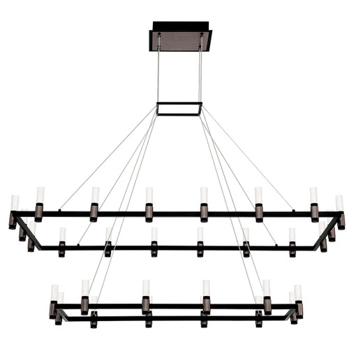 Eurofase - 37049-010 - LED Chandelier - Altamont - Satin Nickel-Black Mix