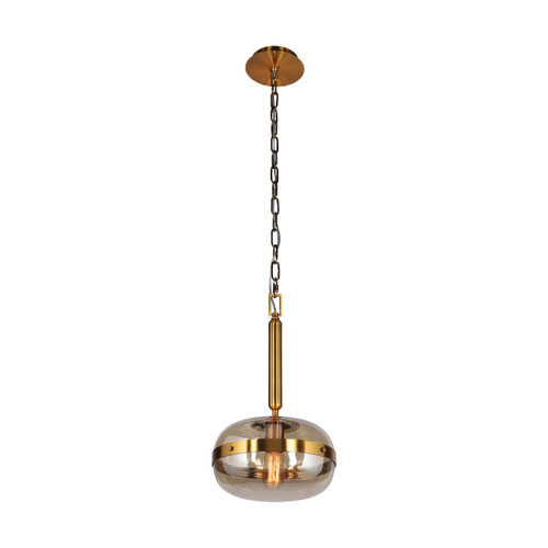 Eurofase - 37196-011 - One Light Pendant - Nottingham - Antique Brass