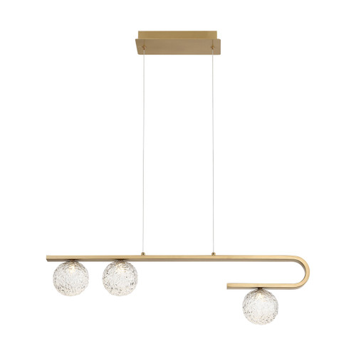 Eurofase - 37350-017 - LED Linear Chandelier - Phillimore - Satin Gold Paint