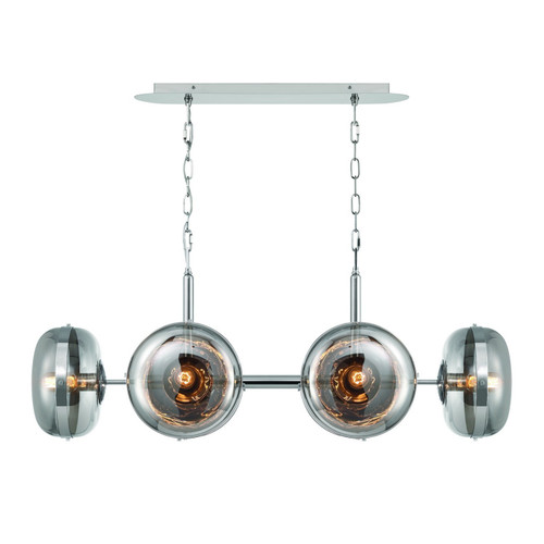 Eurofase - 38130-022 - NOTTINGHAM-CHD-6LT-44IN-PN-SK - NOTTINGHAM - Polished Nickel