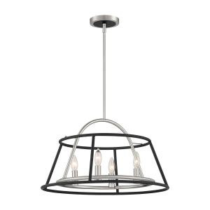 Eurofase - 39422-019 - Four Light Chandelier - Campana - Satin Nickel