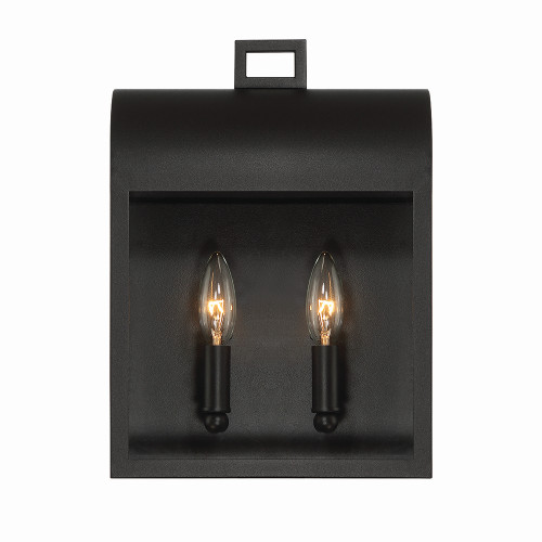 Eurofase - 41969-014 - Two Light Outdoor Wall Sconce - Sawyer - Satin Black