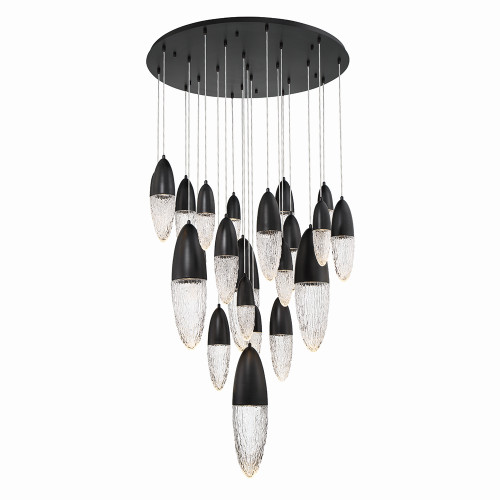 Eurofase - 43860-025 - 22 Light Chandelier - Ecrou - Matte Black