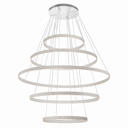 Eurofase - 43901-036 - VERDURA-CHD-5LT-60IN-GR-WH - VERDURA - Grey