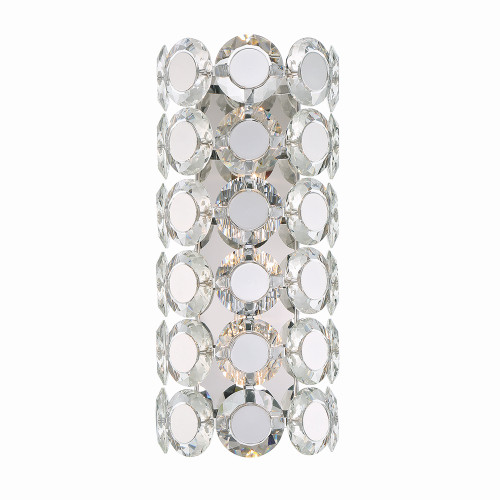 Eurofase - 44283-018 - PERRENE-WSC-2LT-19IN-CHR-CL - PERRENE - Chrome