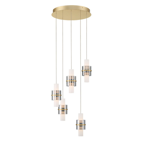 Eurofase - 45594-014 - ROLA-CHD-5LT-18IN-GD-WH - ROLA - Gold