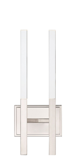 Eurofase - 46426-024 - BENICIO-WSC-2LT-18IN-PN-CL - BENICIO - Polished Nickel
