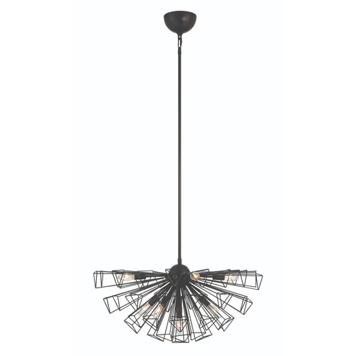 Eurofase - 46762-016 - Nine Light Chandelier - Dendelio - Matte Black