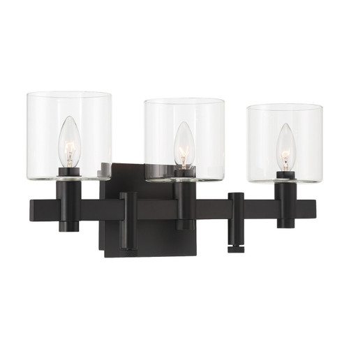 Eurofase - 46812-018 - Three Light Vanity - Decato - Matte Black