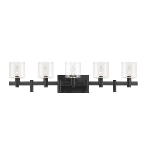 Eurofase - 46813-015 - DECATO-VAN-5LT-BK-CL - DECATO - Black