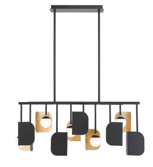 Eurofase - 49037-012 - LED Linear Chandelier - Cornice - Gold-Black Mix